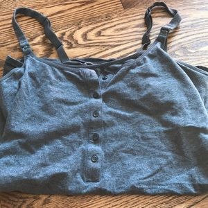 Nursing tank top